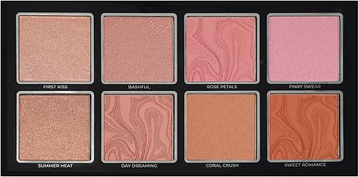 Shopaarel Blusher Palette Big Bang Blush Palette with Highly Blendable Shades Pigmented Blusher for a Natural Flush For Fa...