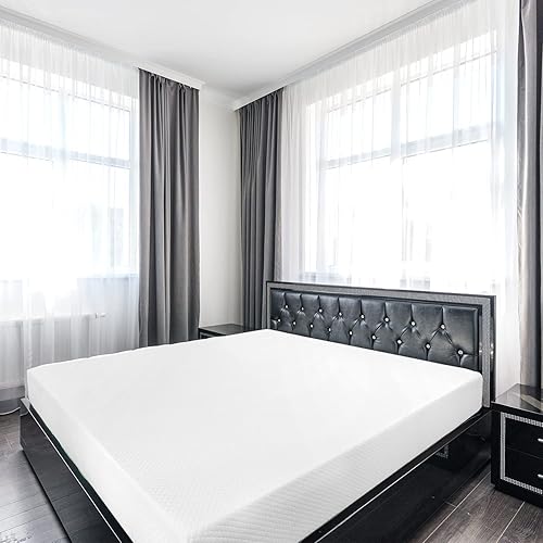 Miniatura 71 de NChanmar Colchón de espuma viscoelástica de gel tamaño King de 5 pulgadas para aliviar la presión, espuma de gel refrescante, certificado