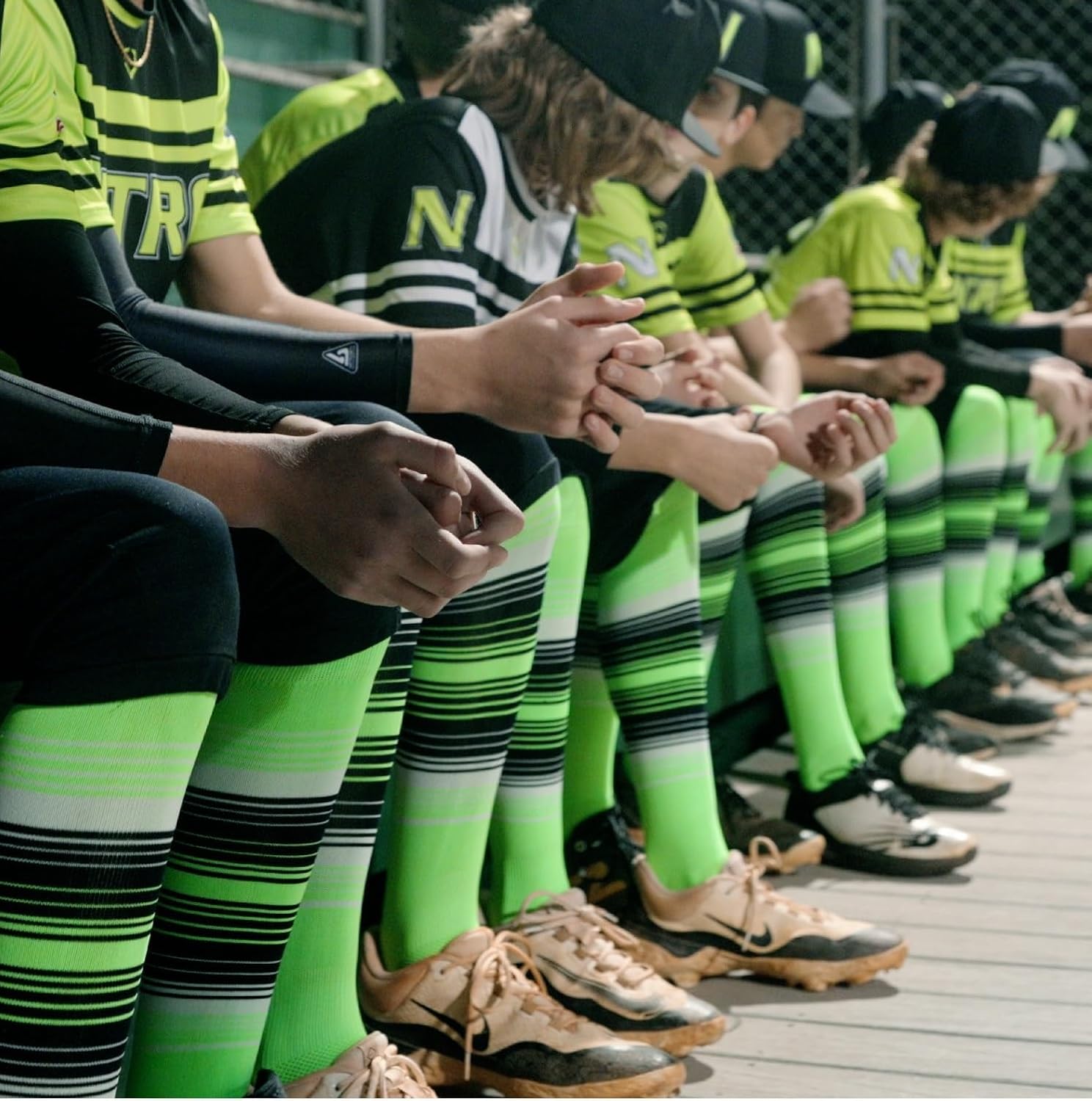 TCK Baseball Softball Socks – Dugout Collection | Striped Socks for Boys, Girls, Men, Women - Image 2