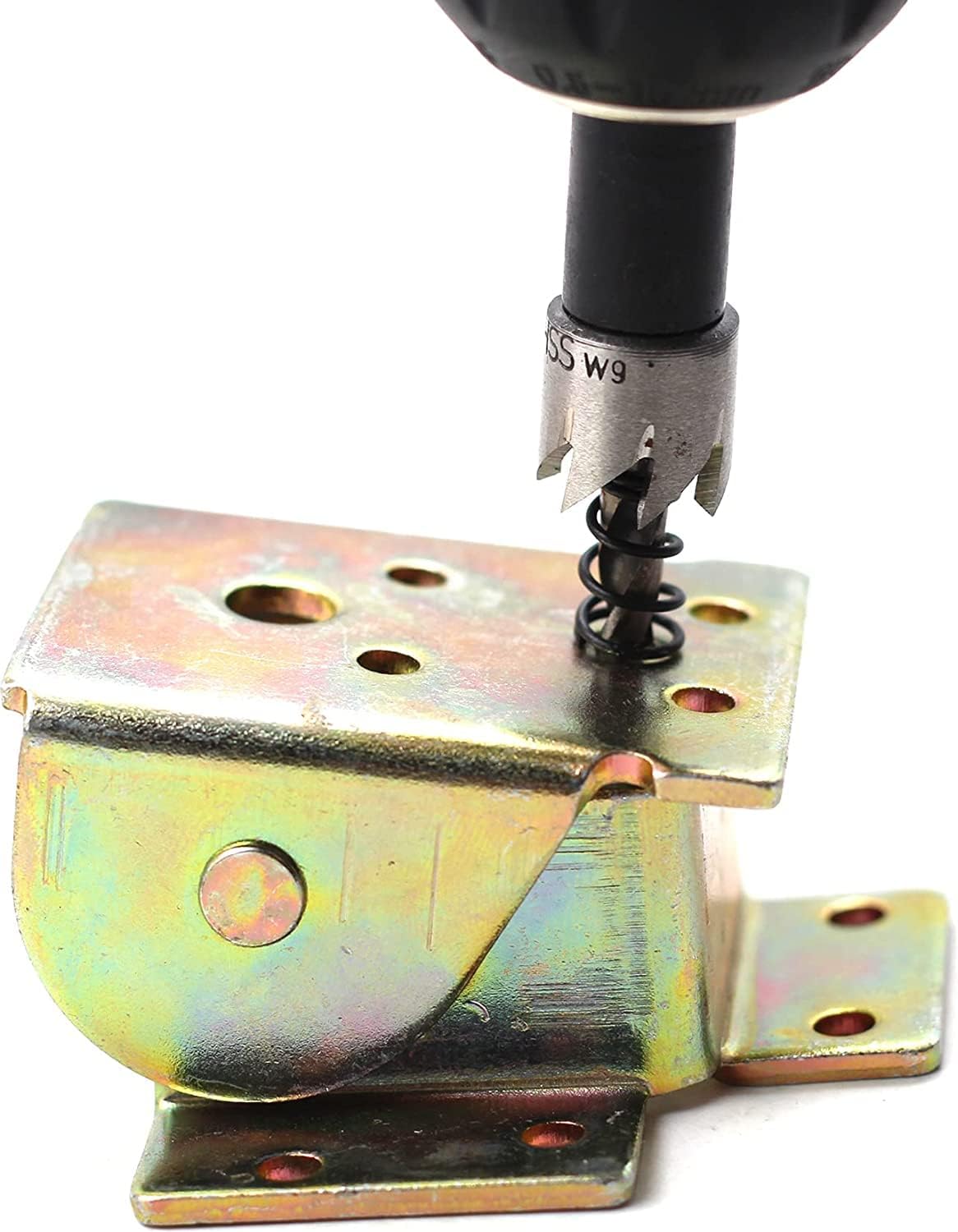 Auniwaig 2pcs HSS Hole Saw Kits for Metal, 17.5mm High-Speed Steel Hole Saw Cutting Kit Drill Bits Opener Cutter Tool, for Cutting Holes on Wood, Plastic Sheet, Stainless Steel, Iron, Aluminum Plate