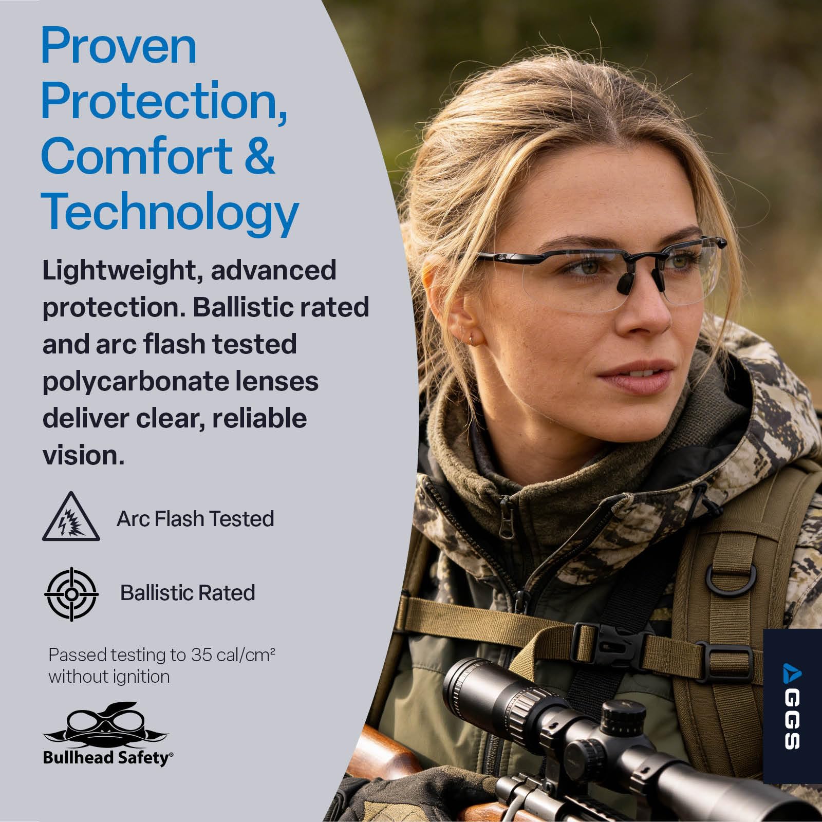 Bullhead Safety Eyewear BH10613 - Gafas de seguridad