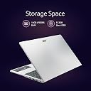 acer Aspire Lite,13th Gen, Intel Core i5-13420H Processor, 16 GB RAM, 512 GB SSD, Full HD IPS, 15.6"/39.62 cm, Windows 11 Home, MS Office, Pure Silver, 1.70 kg, AL15-52H, Thin and Light Laptop gallery image
