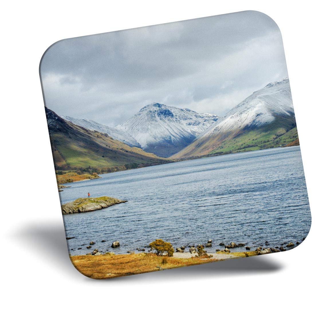 Destination Vinyl Ltd Fridge Magnet - Scafell Pike From Wastwater Lake District For Office, Cabinet And Whiteboard, Magnetic Stickers, 46281