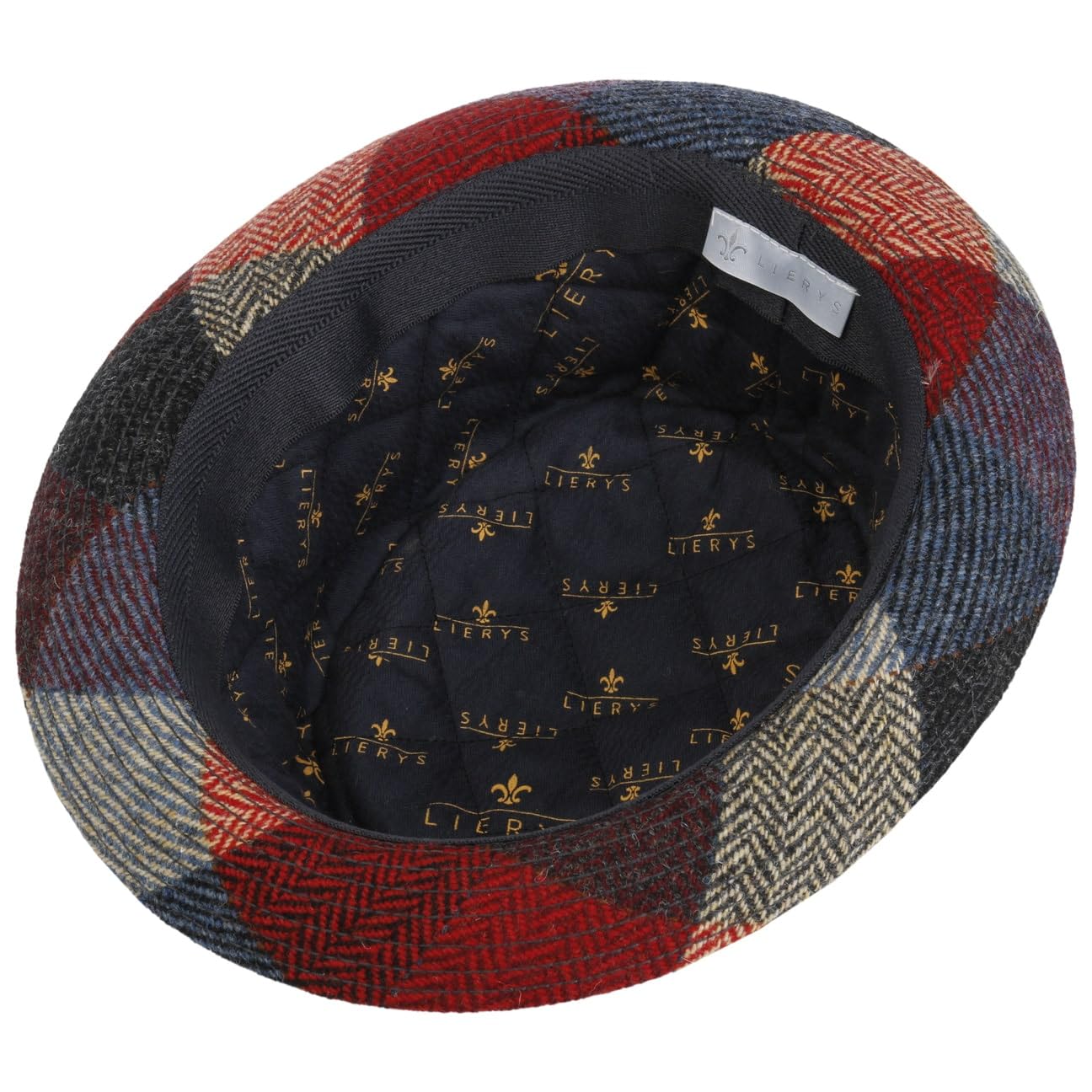 Lierys Chapeau Lindsburgh Colour Pork Pie Homme - Made in Italy Porkpie avec Doublure Hiver Automne-Hiver