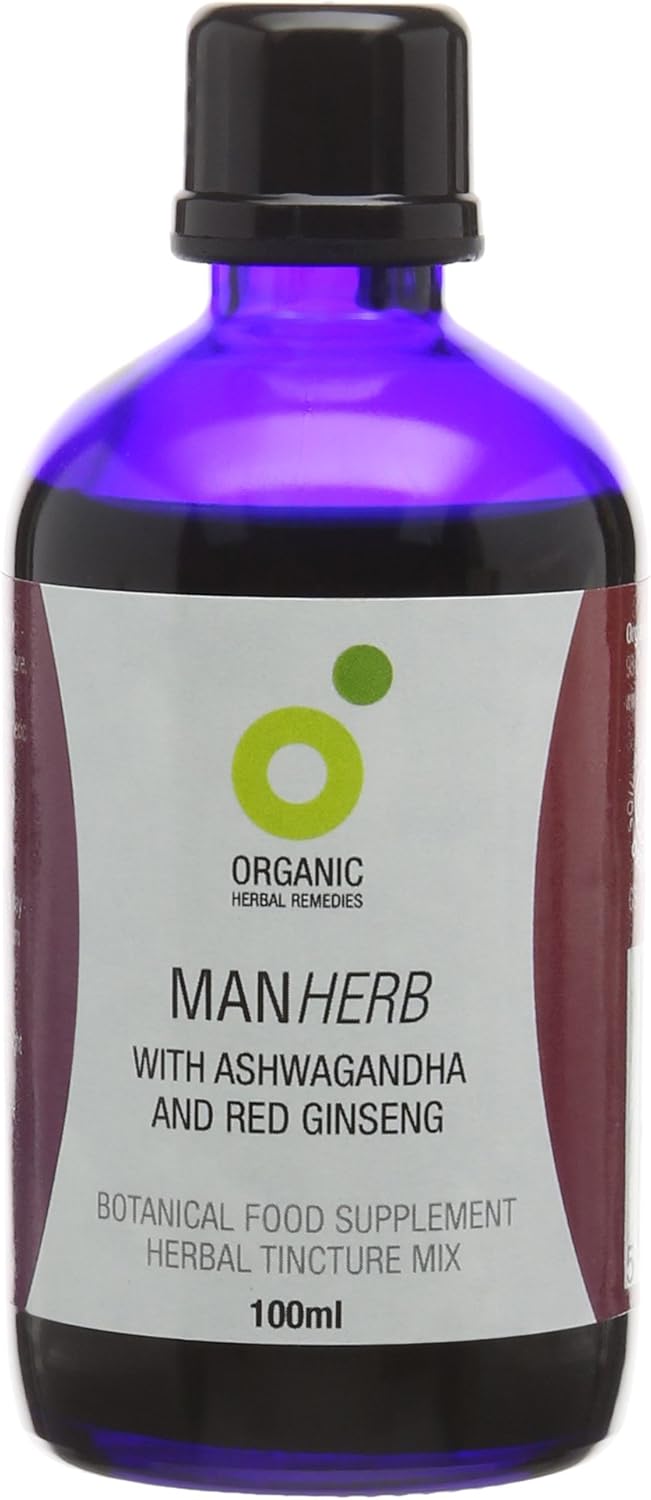 Organic Herbal Remedies 100 ml ManHerb Supplement Amazon.co.uk