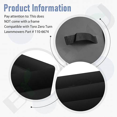 Miniatura 6 de Braveboy 110-6674 GT4000 Bolsa de césped compatible con cortadoras de césped Toro Zero Turn 79118 79155 79171 79324 79326 79328 y más – 110-6674