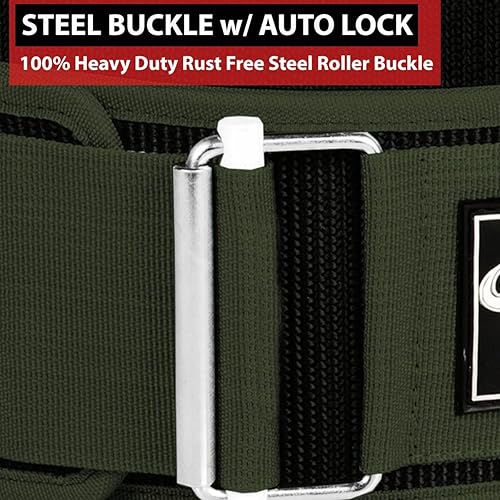 Miniatura 4 de IBRO Cinturón de levantamiento de pesas de alta calidad, con cierre rápido, levantamiento de pesas, entrenamiento cruzado para hombres y mujeres,