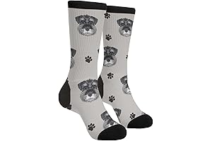Humorous Schnauzer Socks
