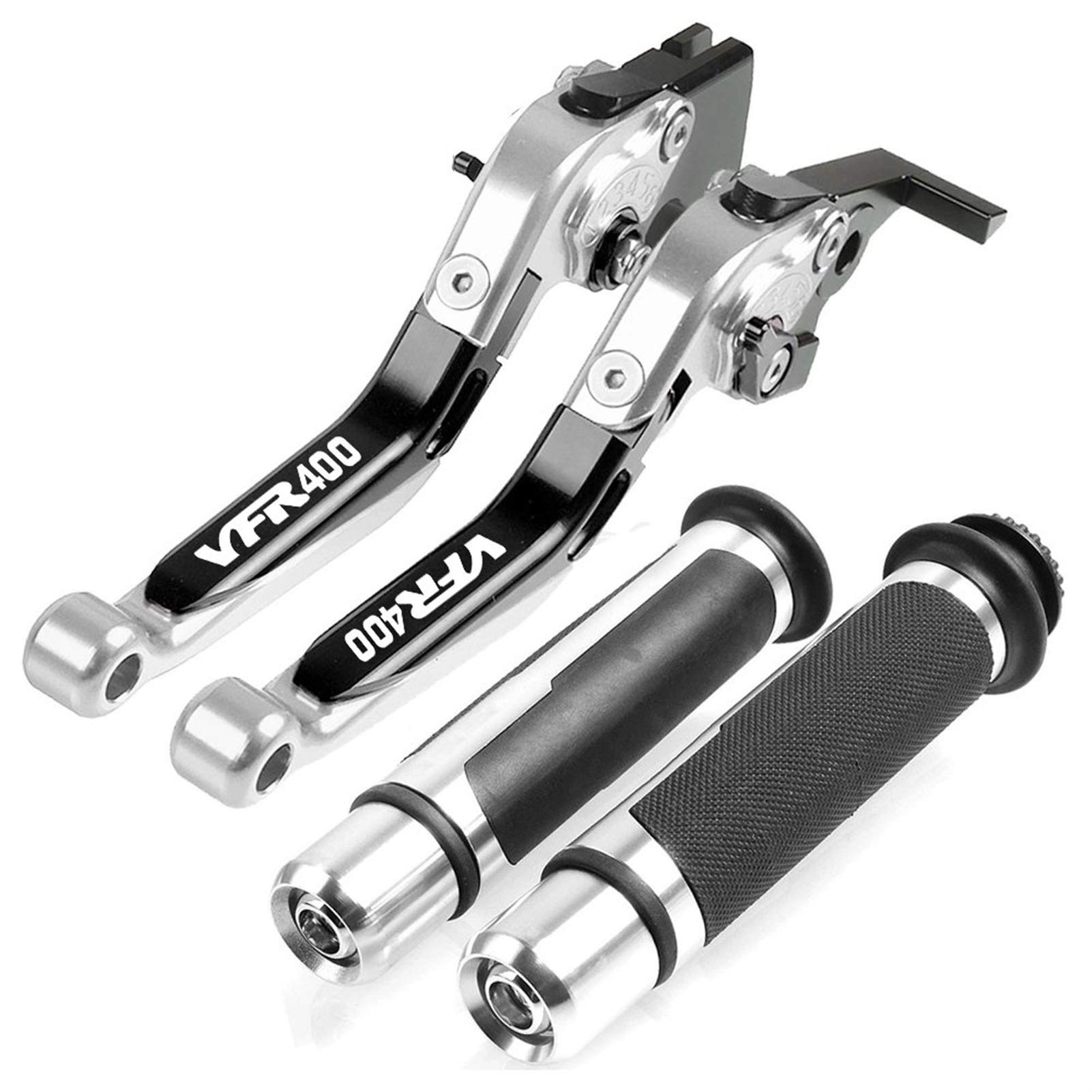 Leva Della Frizione Del Freno Per Hon & da VFR400 VFR 400 1989-1992 1990 1991 Del Motociclo Di CNC Freno Leve Di Frizione Presa Di Manubrio Maniglia Mano Grips Cap (Colore : Q)
