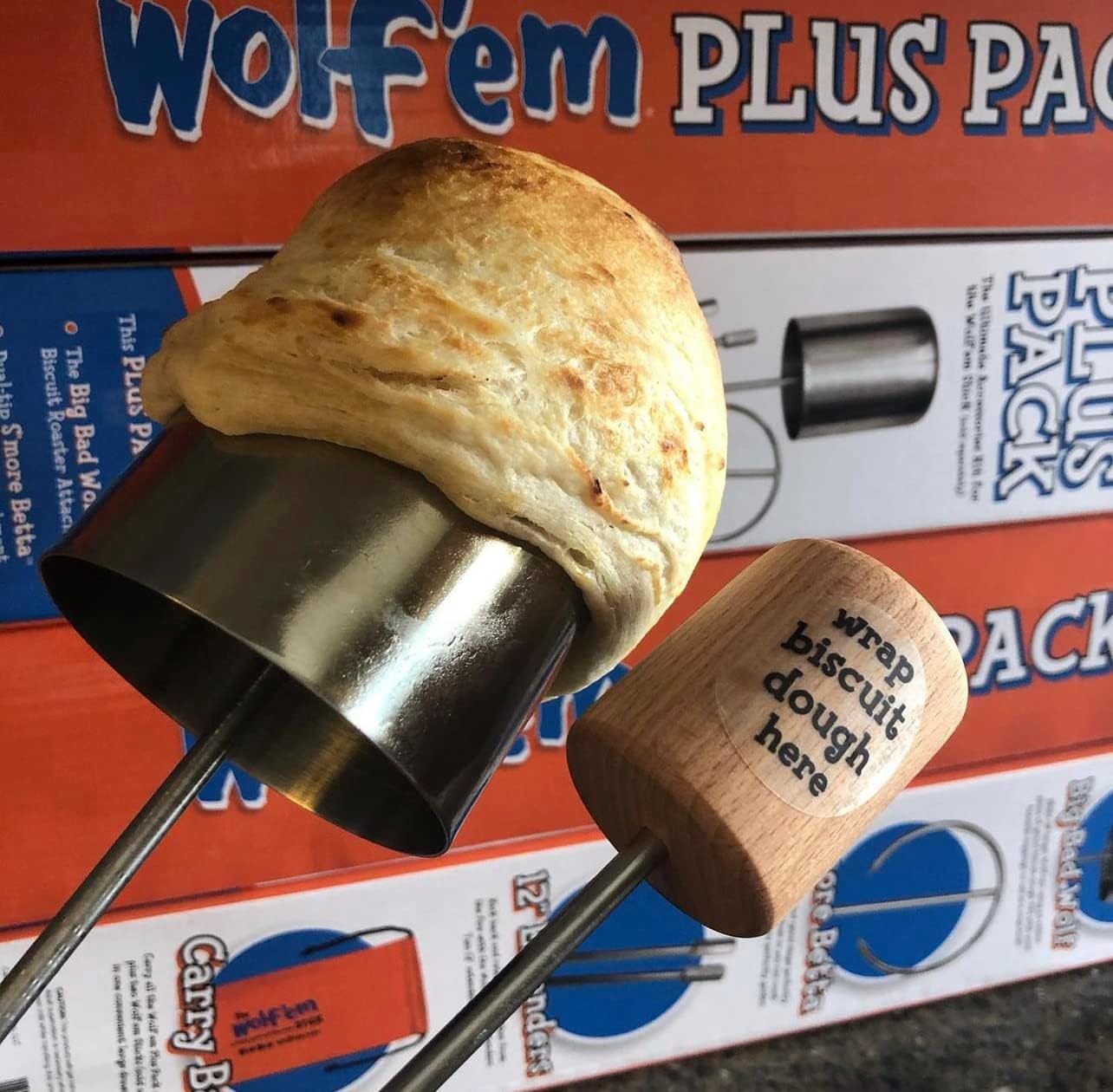 Wolf'em Plus Pack Accessory Kit Marshmallow Roaster Stick