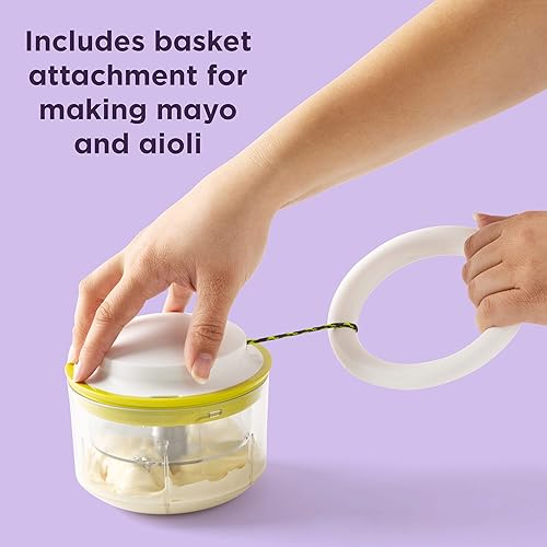 Miniatura 9 de Picadora de alimentos manual VeggiChop de Chefn Cereza