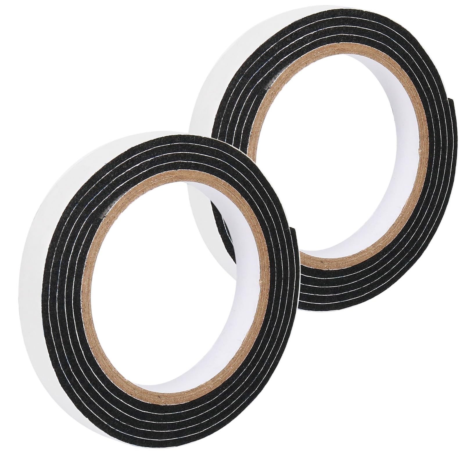 Shintop Black Furniture Pads Floor Protectors,Self Adhesive Diy Felt Tape Strip Roll For Wooden Floors Protector(Pack Of 2, )