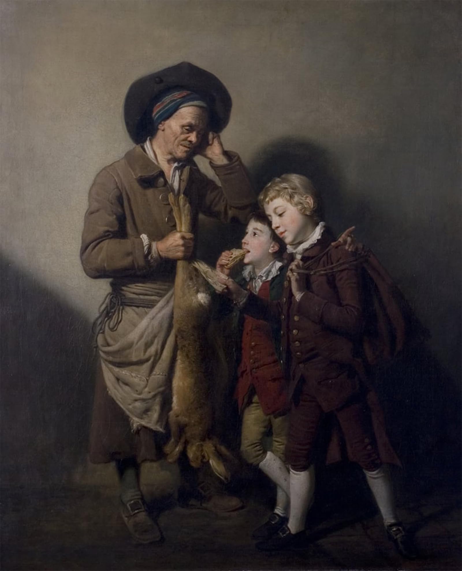 POSTERIIk Famous Print Pop Art Wall Art Graffiti the and the Hare by Johan Zoffany Art Prints for Home Decor 60x90cm
