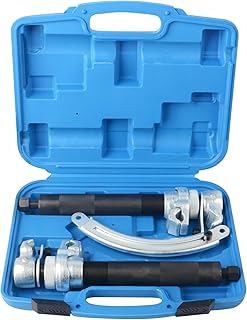 Coil Spring Compression Tools - 2pc Durable Coil Strut Spring Compressor Clamps Tool Set with Safety Guard…