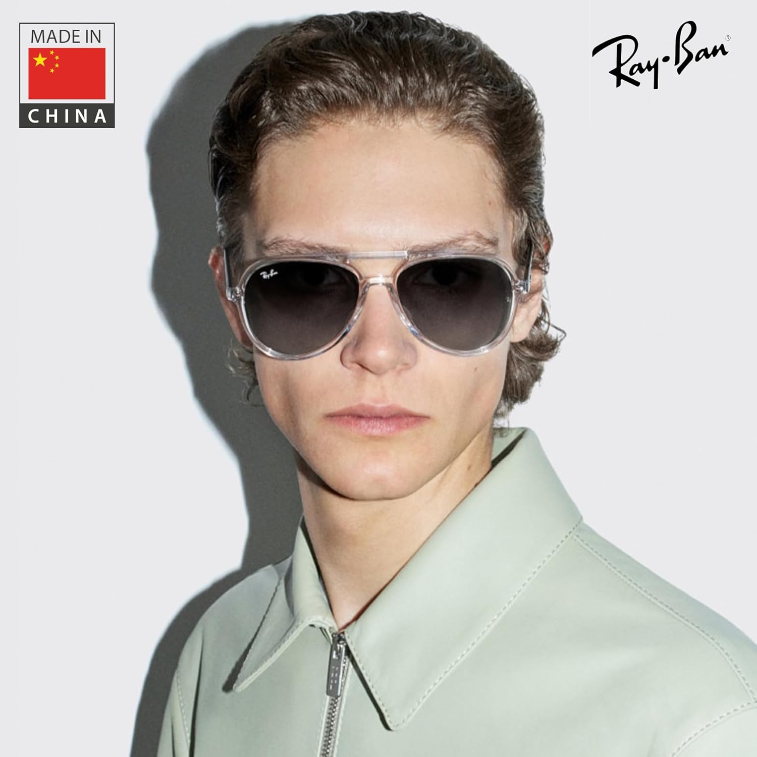 Ray-Ban RB4376 Pilot Shaped Sunglasses for Men & Women with Official RAYBAN Eyewear Kit - Image 6