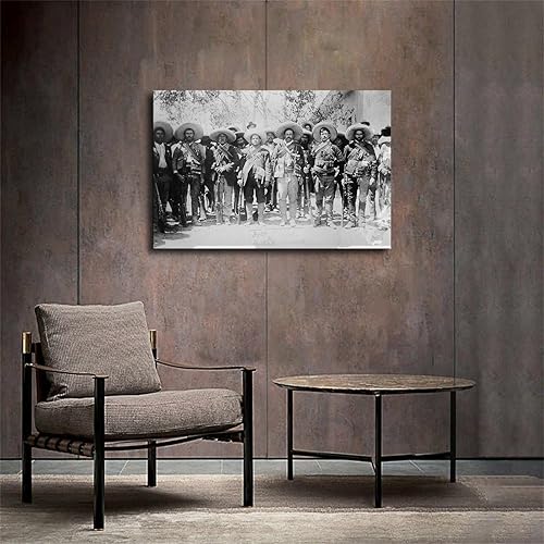 Miniatura 3 de Pancho Villa And Military Wearing Bandoliers - Póster de la Revolución Mexicana, pintura decorativa, lienzo, pósteres de pared e impresión artística