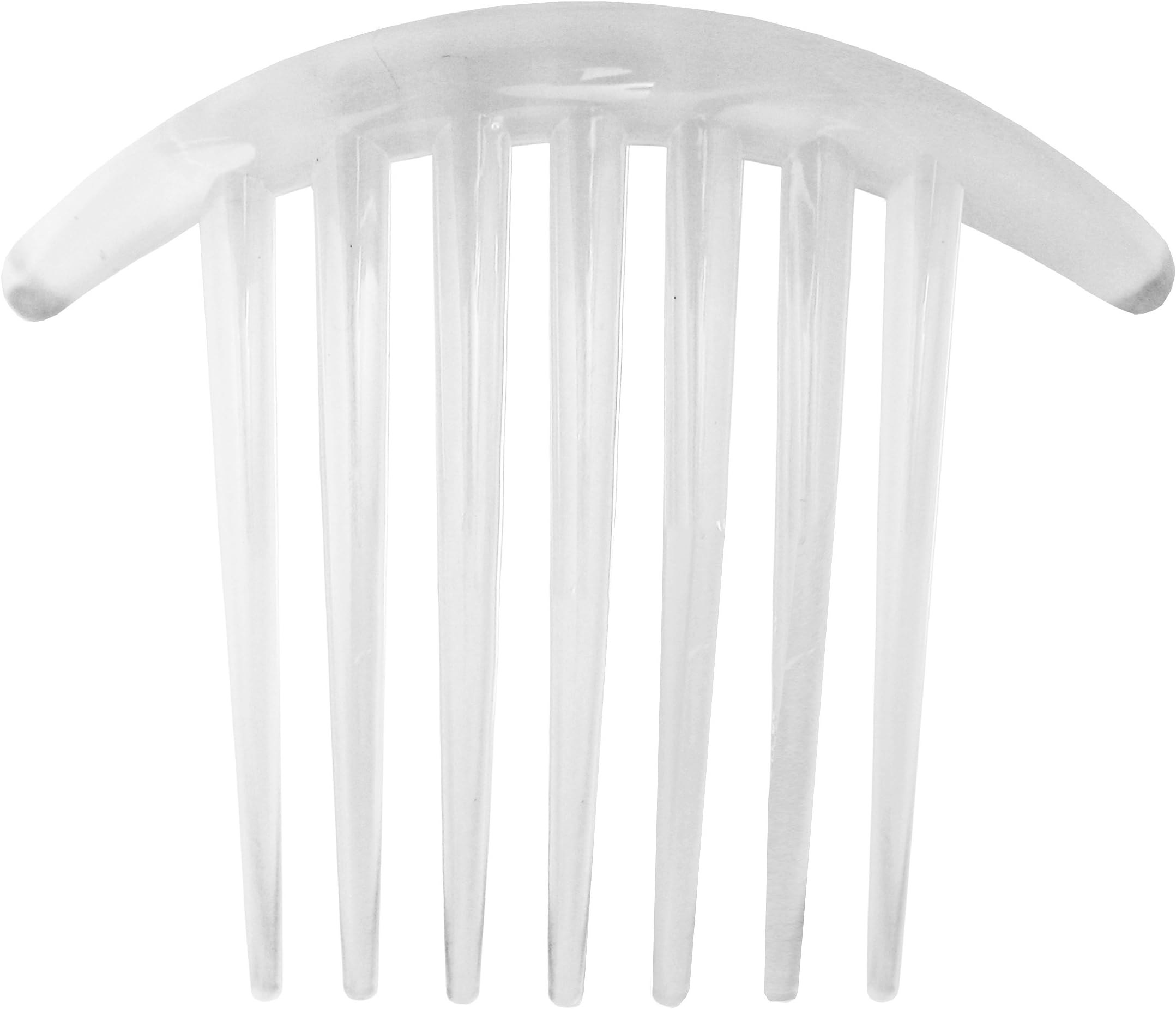 OMYGOD Large clear transparent hair comb - 8.5cm x 10.5cm x 0.5cm
