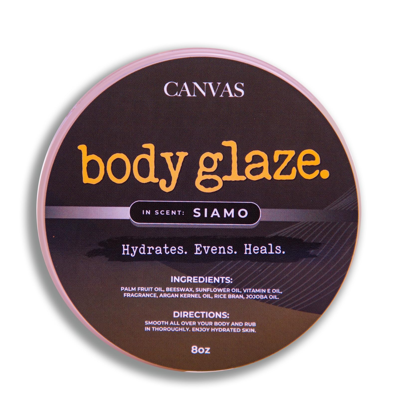 Canvas Beauty Body Glaze, Siamo - Moisturizer for Men