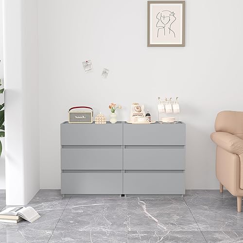 Miniatura 10 de furtble Cómoda apilable de 2 cajones, cómoda pequeña para armario, armario de almacenamiento de madera para pasillo, dormitorio, entrada, mesita de