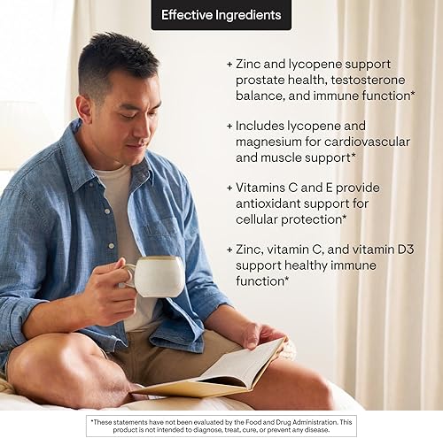 Miniatura 5 de THORNE - Men's Multi 50+ - Comprehensive Daily Multivitamin with Vitamins A, B6, B12, C, D, E, Zinc & More - Support Heart, Brain, Prostate, Muscle