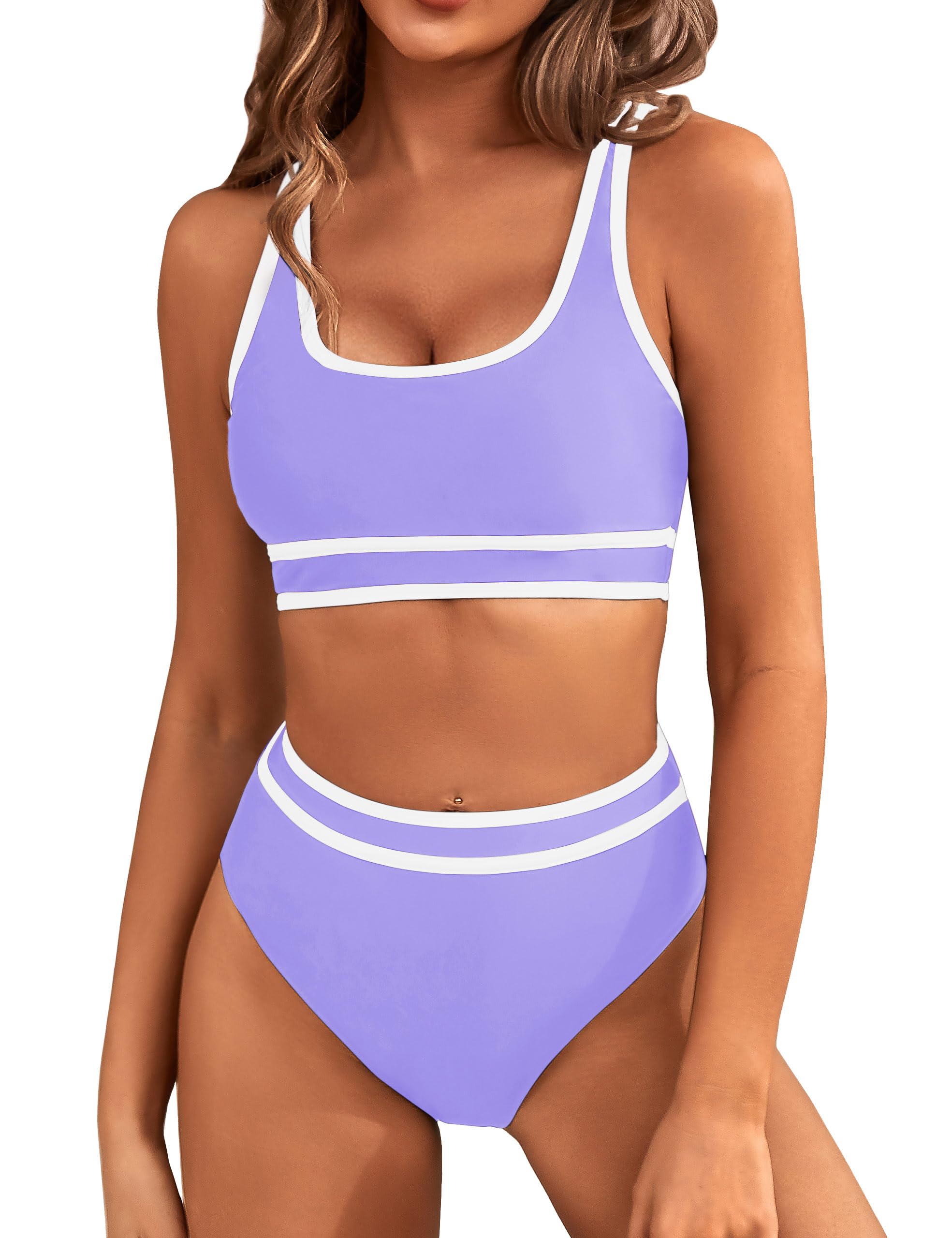 BMJL Color Block Bikini Set