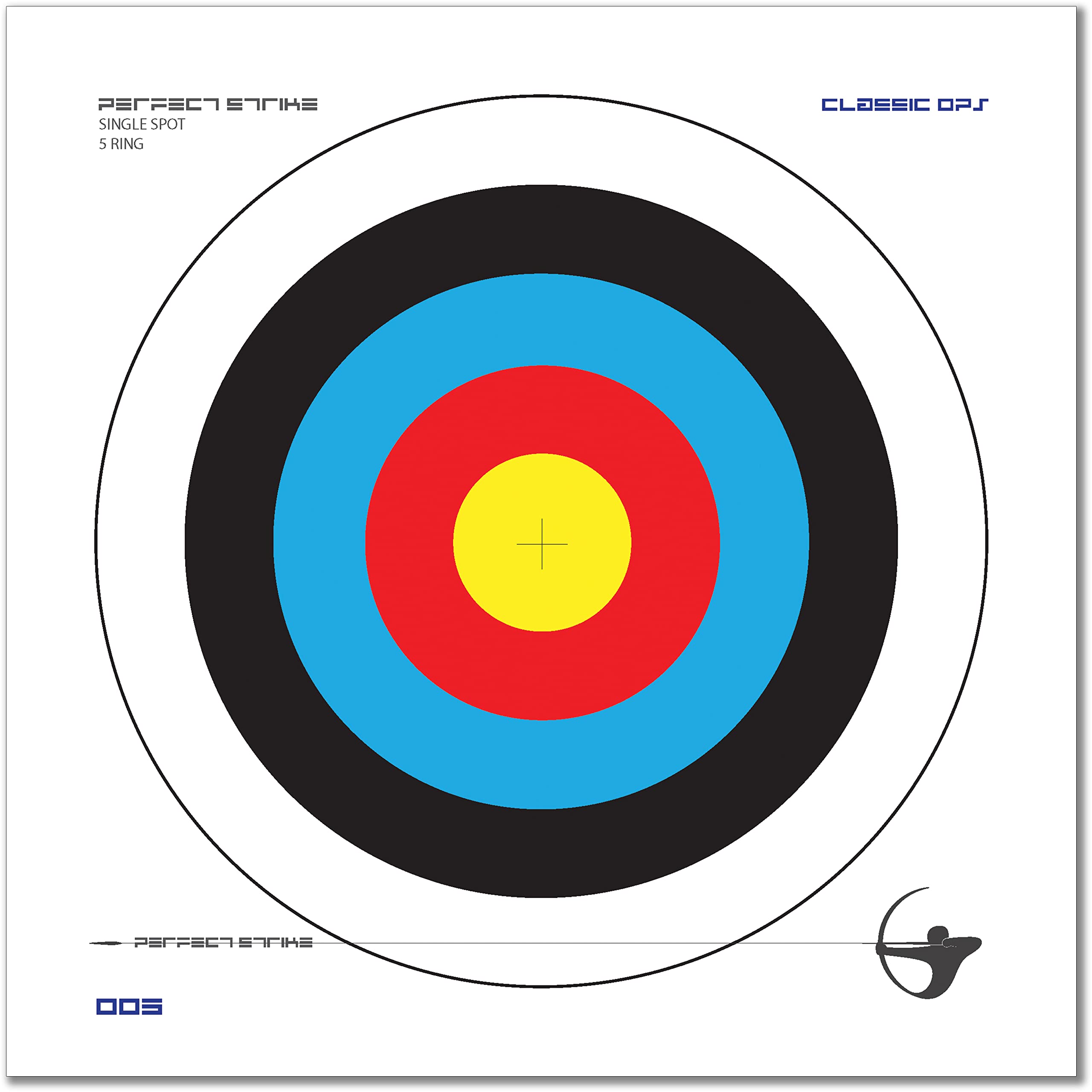 Perfect Strike Archery Targets. Classic OPS No. 005. Archery Paper Targets. Great for Practice in The Backyard or at The Range. (12