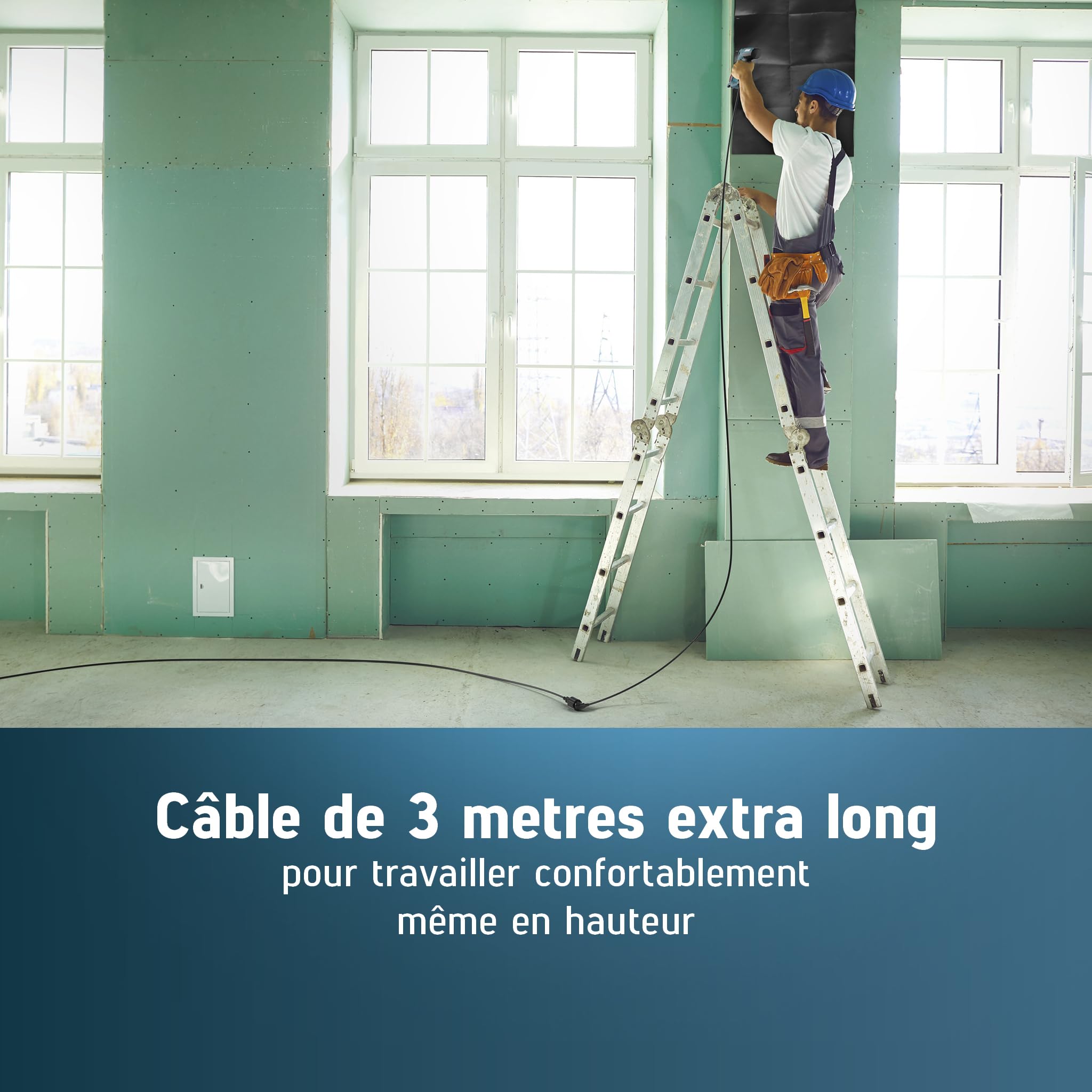 NOVUS TOOLS Agrafeuse électrique J-150 Kit avec 1800 agrafes | Agrafeuse et cloueuse pour agrafes en fil fin 6-14 mm et clous 16 mm │ Avec réglage électrique de la puissance de frappe