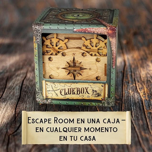 Foto 5 de 6 de iDventure Cluebox Cofre de Davy Jones, Caja Rompecabezas para Adultos