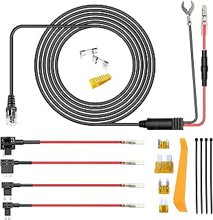 Radar Detector Hardwire Kit,Direct Wire Wiring kit for Escort Valentine One Uniden Beltronics Cobra Radar Detector Quick Connection Plug and Play Power Cord Cable