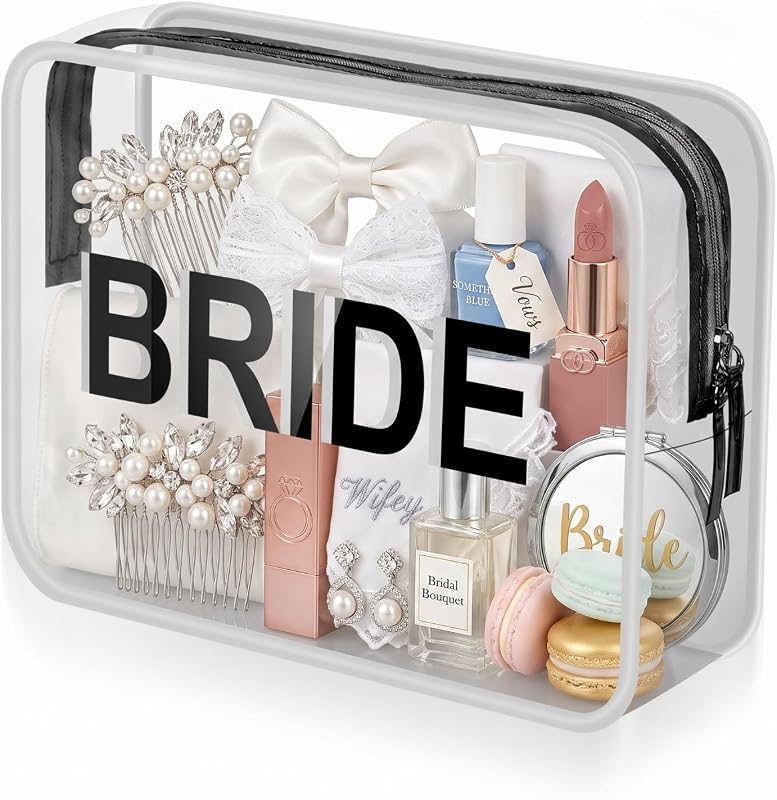 Shinylin Necessaire transparente Bride com zíper