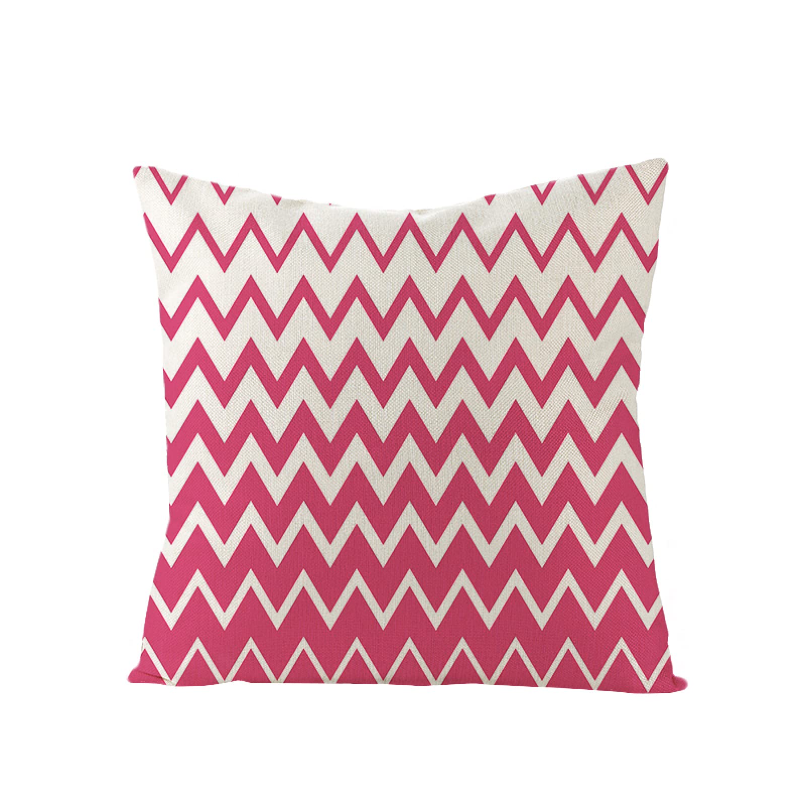 Sofa Fundas Cojines 60x60 Pack de 4 Cuadrado,Funda de Almohada Lino con Cremallera Invisible,Funda de Cojín Decoración para Hogar Sala Cama Jardín Silla Coche-geometría