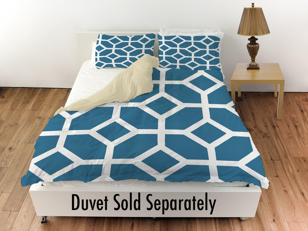 Manual Woodworkers & Weavers Pillow Sham, King, Diamond Links