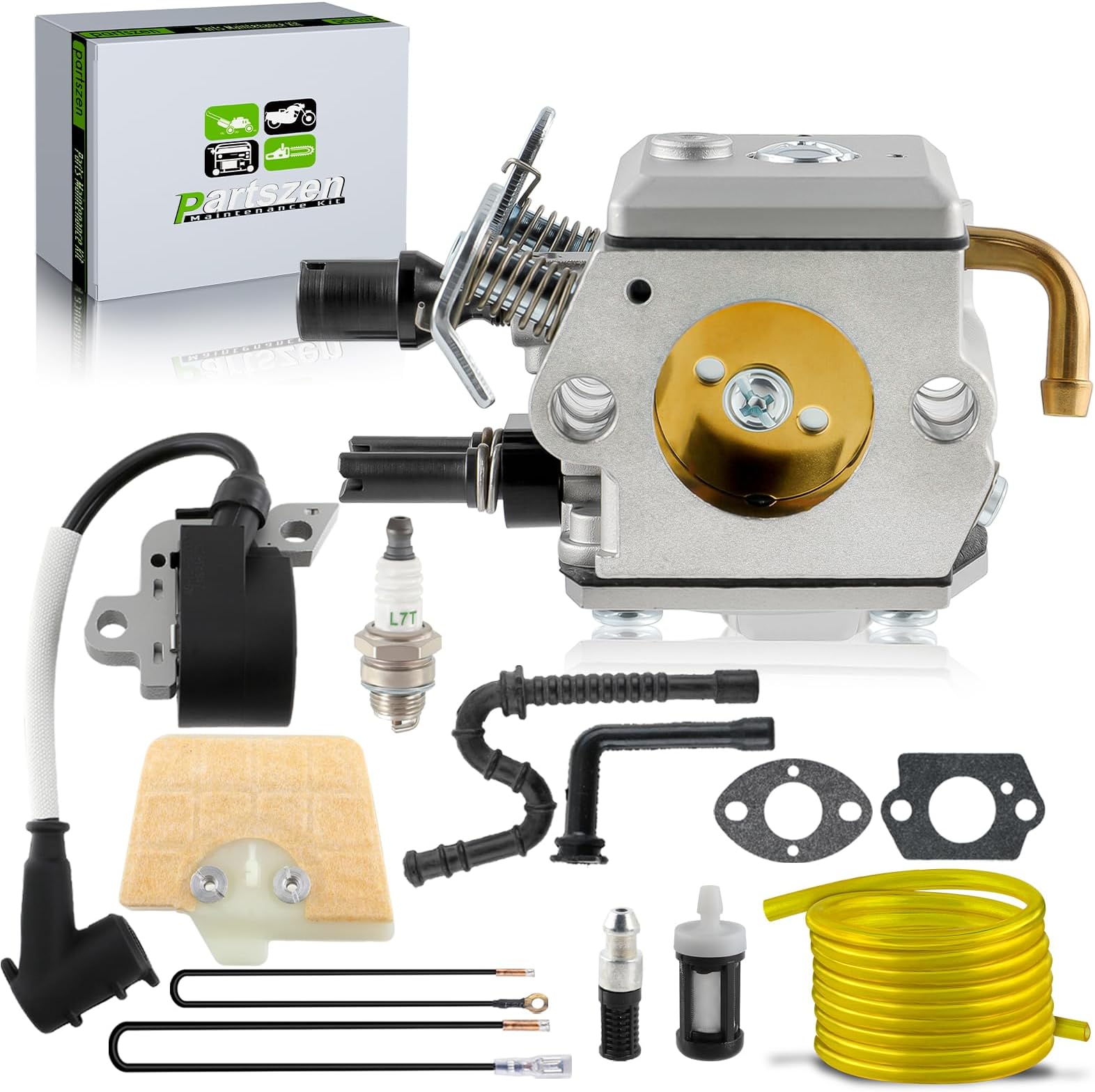 Carburatore Ricambio Per Motoseghe Stihl 034 036 MS340 MS360 - Compatibile Con Zama E Tillotson - Foto 5