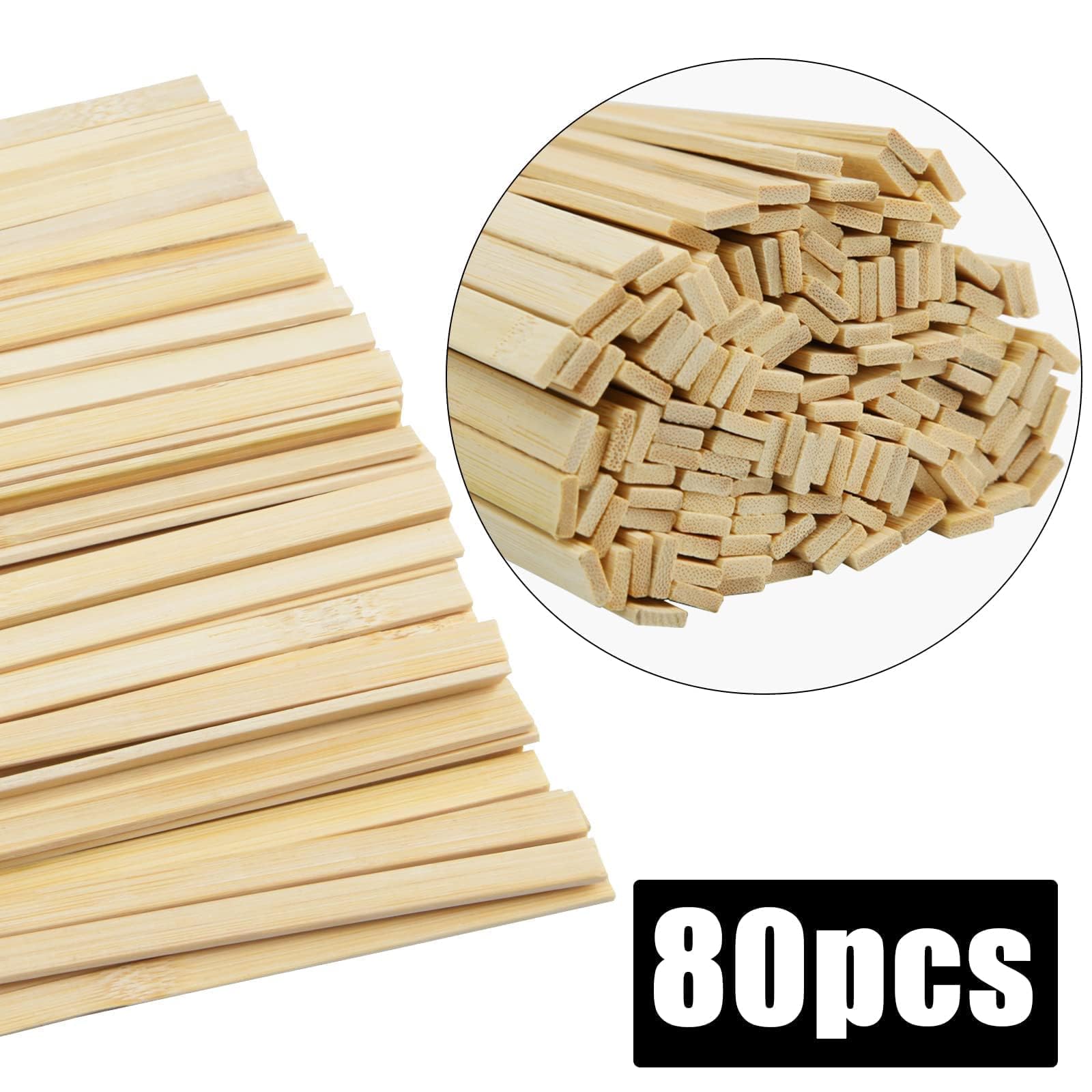 600 Bâtons De Bambou Naturel 40cm - Plats, Pour Maquettes, Bricolage, Artisanat | Idéal Projets DIY, Modélisme - 7