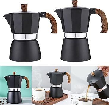 Moka Pot 300ml 6 Cups Italian Coffee Pot Stovetop Espresso Maker Stovetop