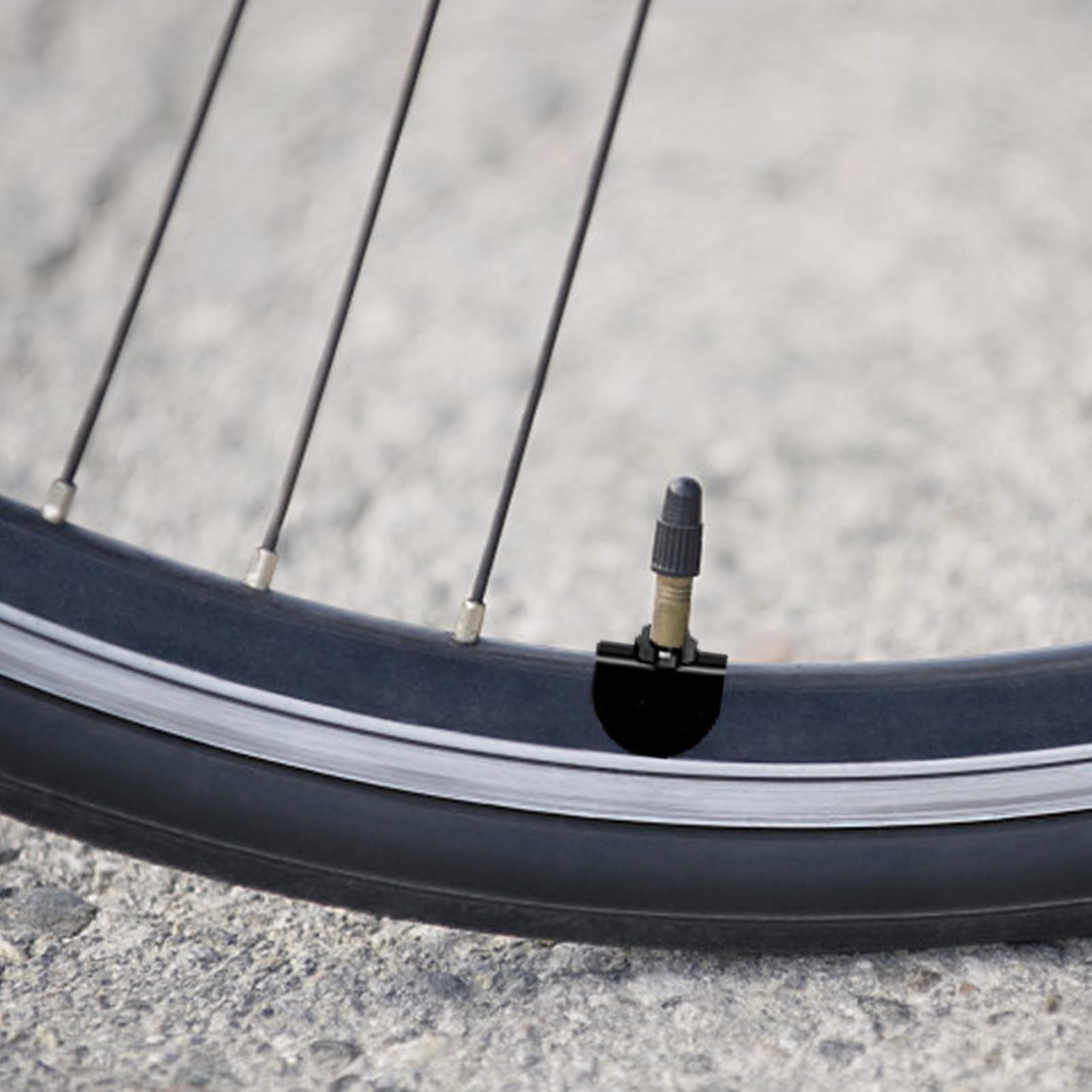 Adhesivo para válvula de llanta de Bicicleta,Adhesivos para fijación de Boquilla de Aire de Bicicleta, Etiqueta engomada de la Junta de la Boquilla de Aire del 4X, Etiqueta engomada de la almoh