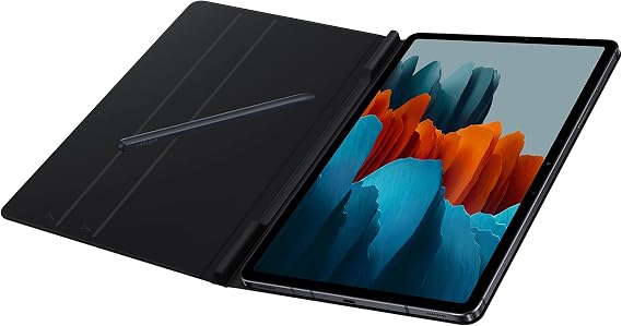 Samsung Galaxy Tab S8 / S7 Book Cover - Original Samsung Tablet Case - Black