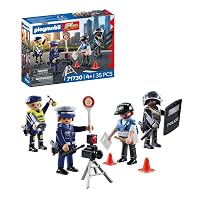 PLAYMOBIL | Action Heroes | Set personaggi della polizia | Personaggi giocattolo