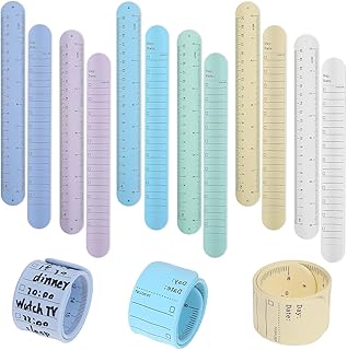 KICKZU Memo Wrist Band, 2Pcs To Do List Slap Bracelets Silicone Reusable Erasable Wrist Band Waterproof Writable Strap Wea...