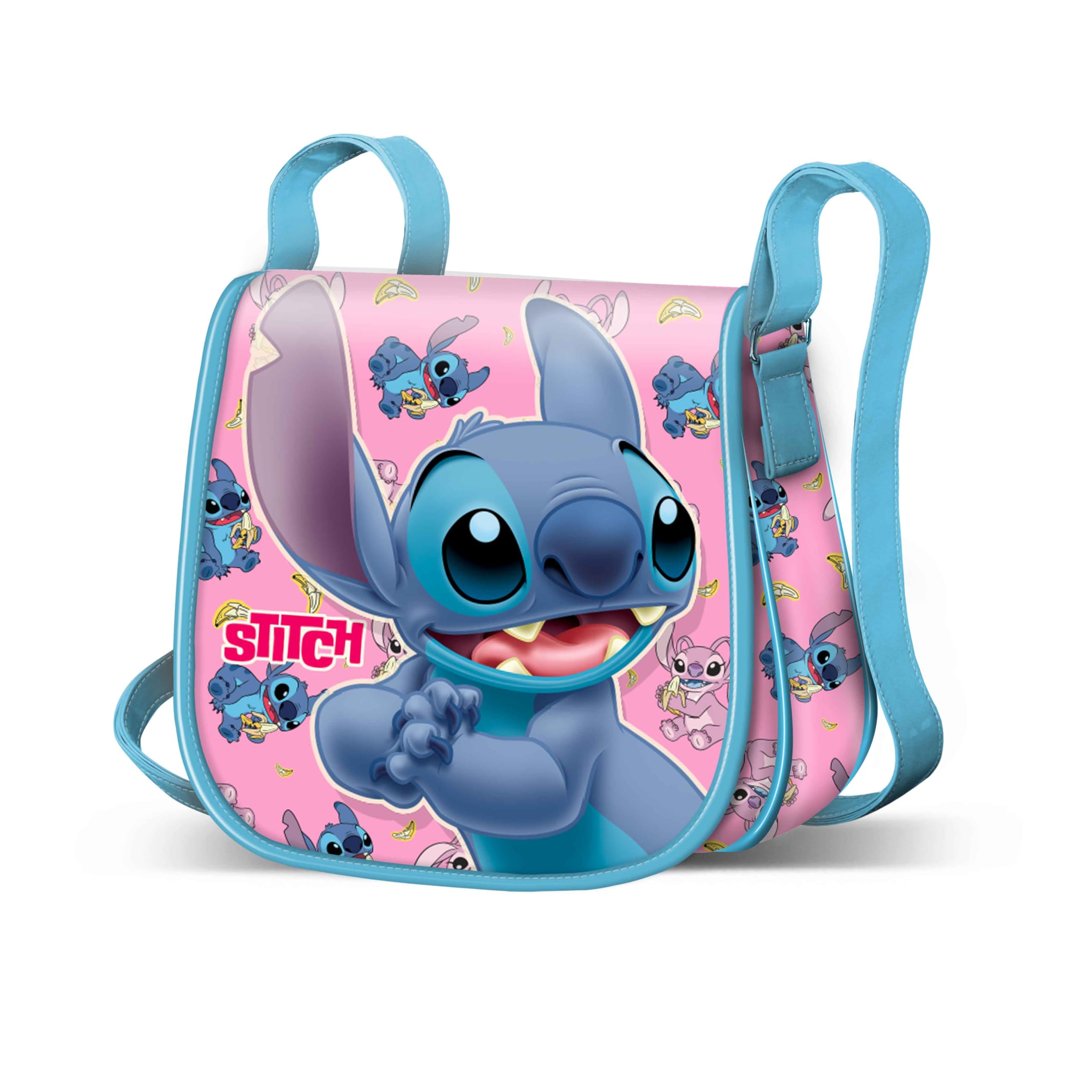 Disney Lilo and Stitch Surprise-Mini Muffin Crossbody Bag, Blue, 17 x 16 cm