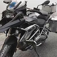 Vista 5 de Drop Protection for BMW R1200GS R1200 GS R 1200 GS 2014-2017 Motorcycle Upper&Lower Bumper Crash Bar Engine Guard Protector Bumper (Color Black2)