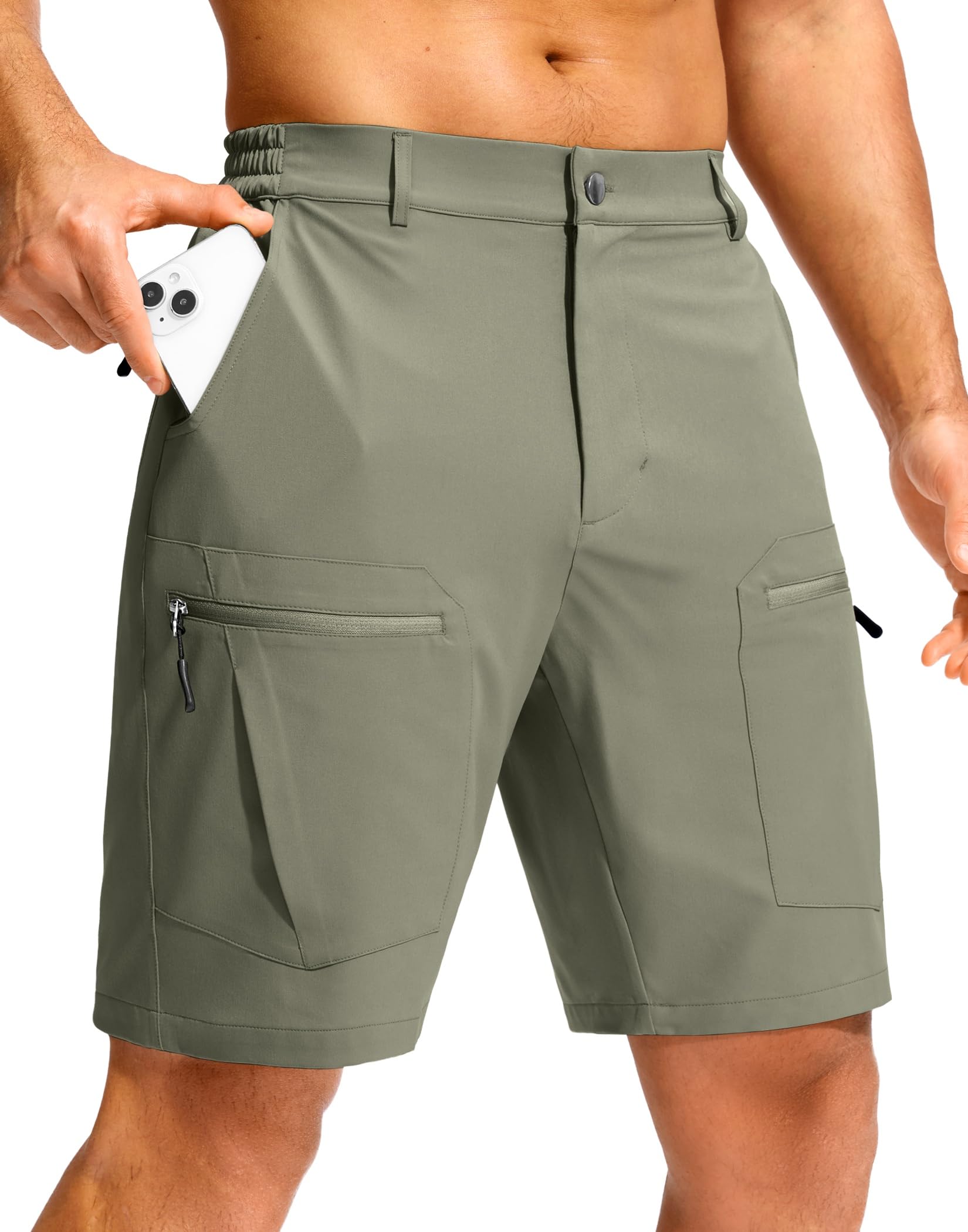 G Gradual Mens Hiking Cargo Shorts Lightweight Outdoor Short with 5 Pockets