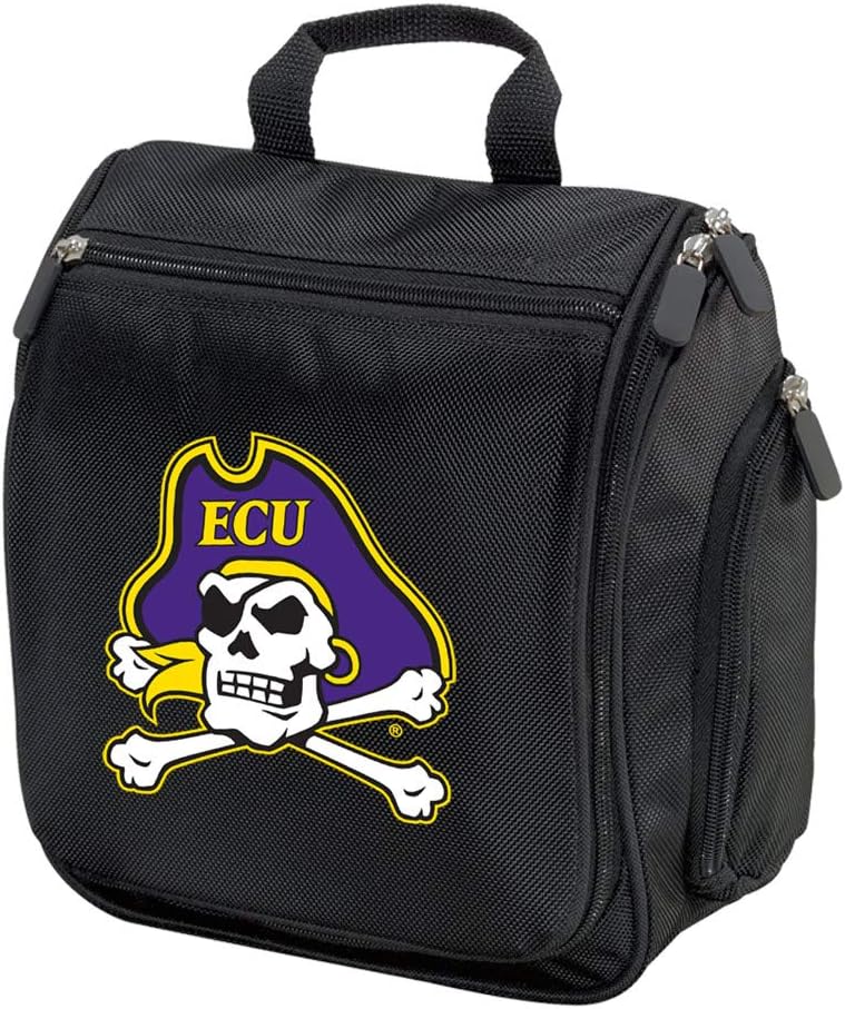 Broad Bay East Carolina University Toiletry Bags Or Hanging ECU Shaving Kits (Multi Color - Black)