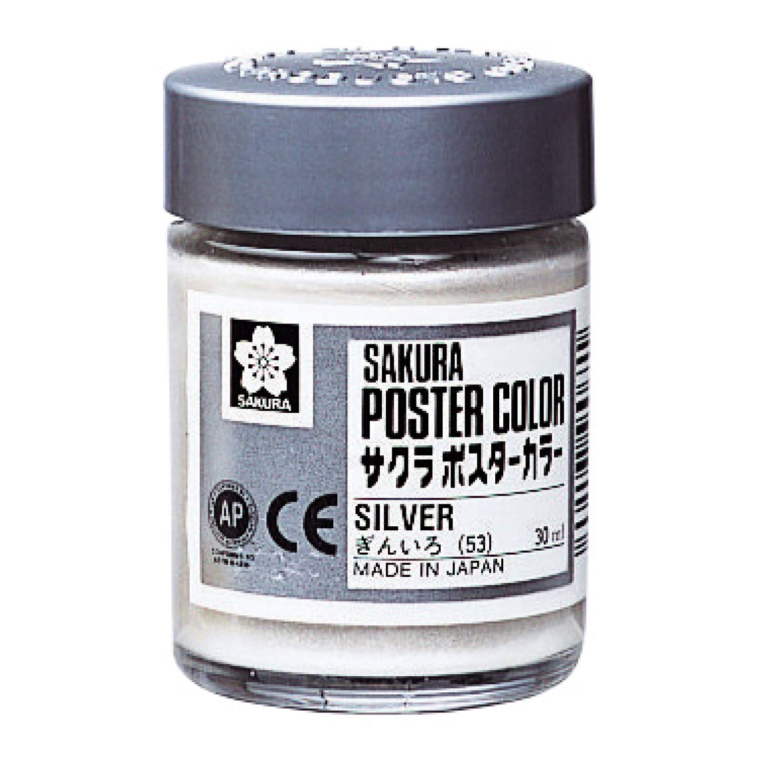Sakura Poster Color 30 ml, Silver