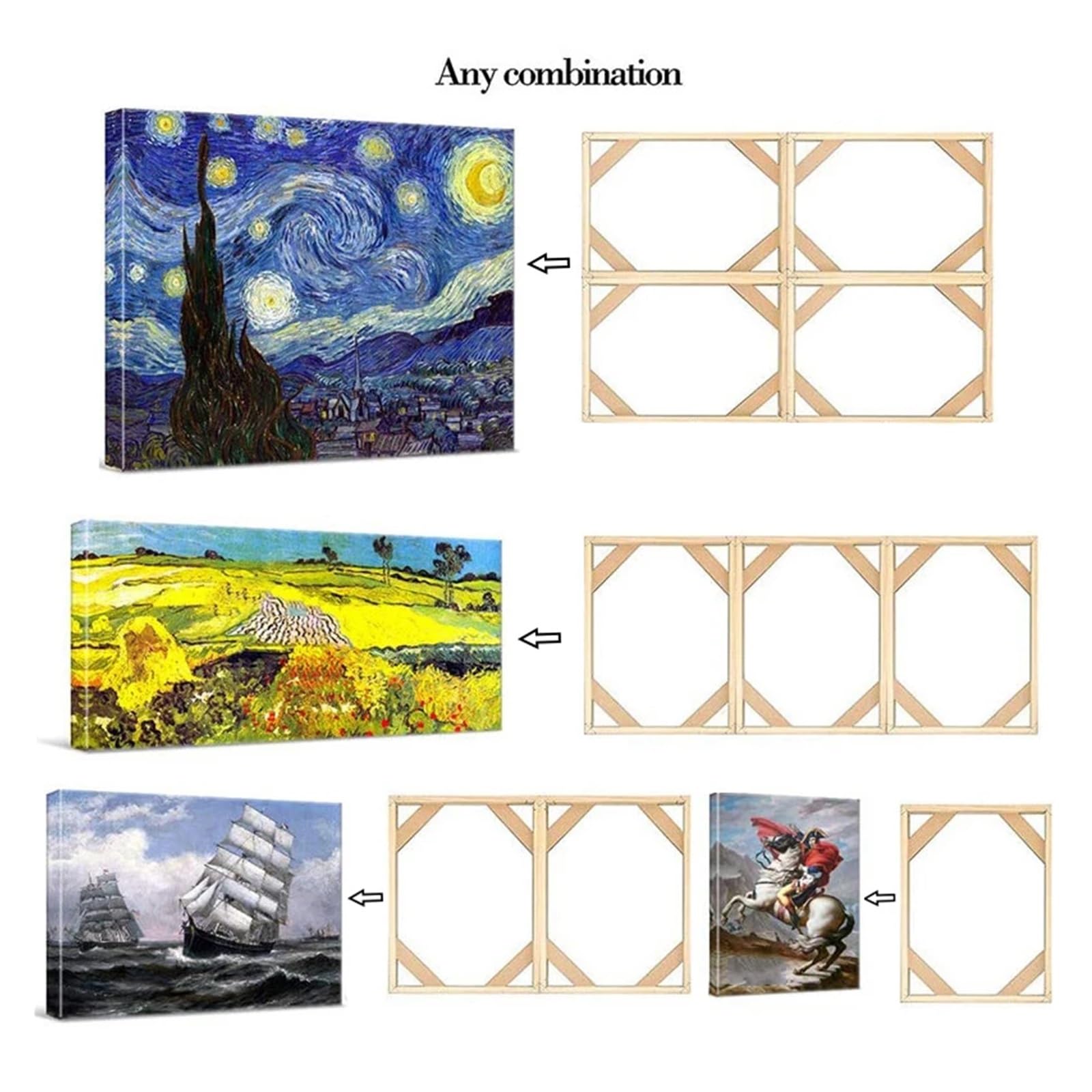 Amazon.co.jp: 木製フレーム 60 × 120 90 × 180 ポスターやプリント