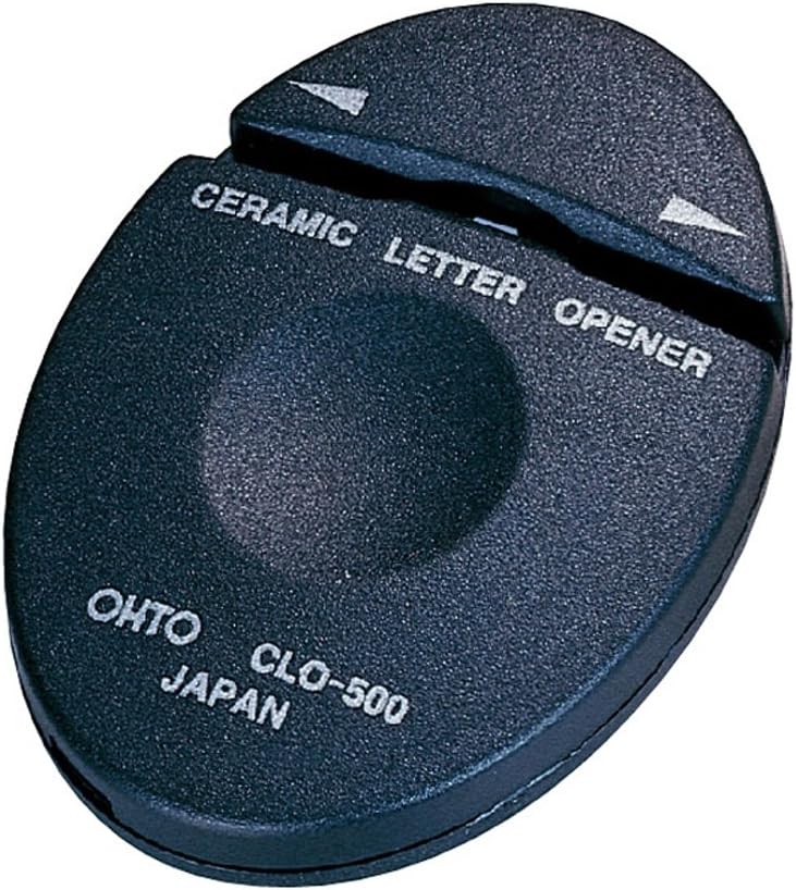 1 X Auto Ceramic Black Letter Opener (Japan Import) (Pack 1)