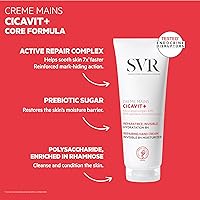 Vista 3 de SVR Crema de manos Cicavit+ con glicerina, prebiótico y aceite de coco. Protección de 8 horas para manos dañadas extremadamente secas. Hidratante