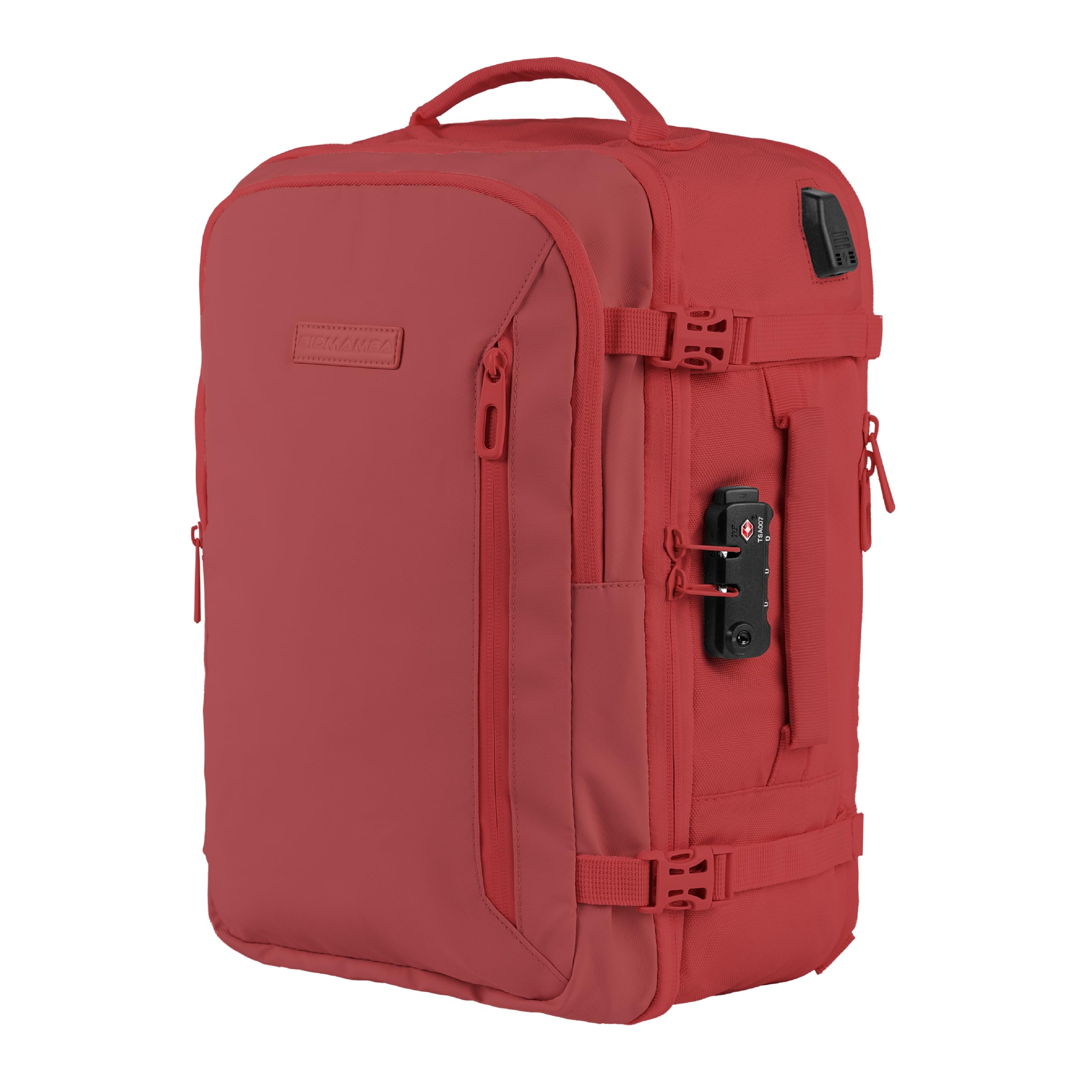 Zaino Bagaglio A Mano 40x20x25 Ryanair, Zaino Borsa 20L Voli Low Cost Easyjet - Rosso
