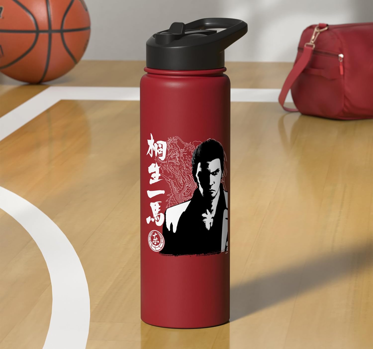 Like a Dragon & Yakuza Kazuma Kiryu Tattoo Stainless Steel Insulated Water Bottle