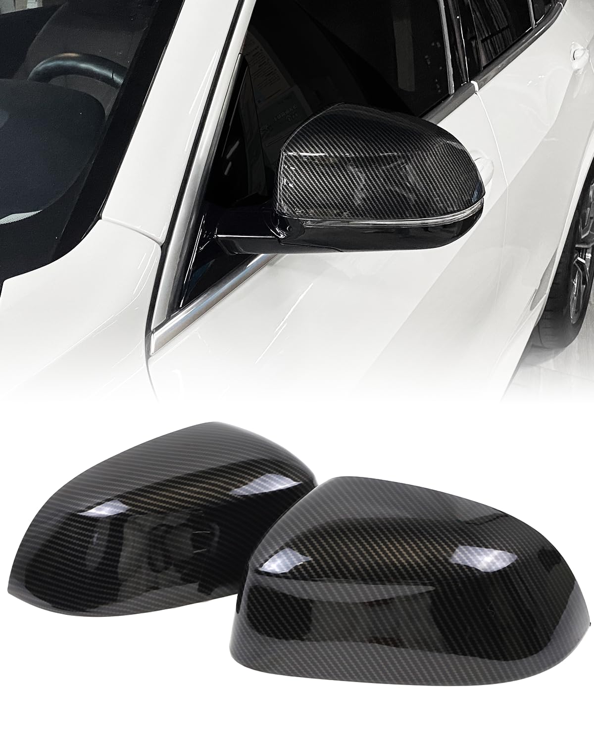 Cover Specchietti Retrovisori Per BMW X5 X6 X7 | Stile Carbonio 2019-2025